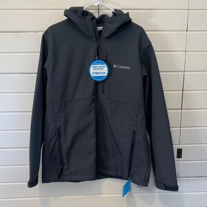 Columbia Charcoal Grey Ascender Softshell Hooded Jacket